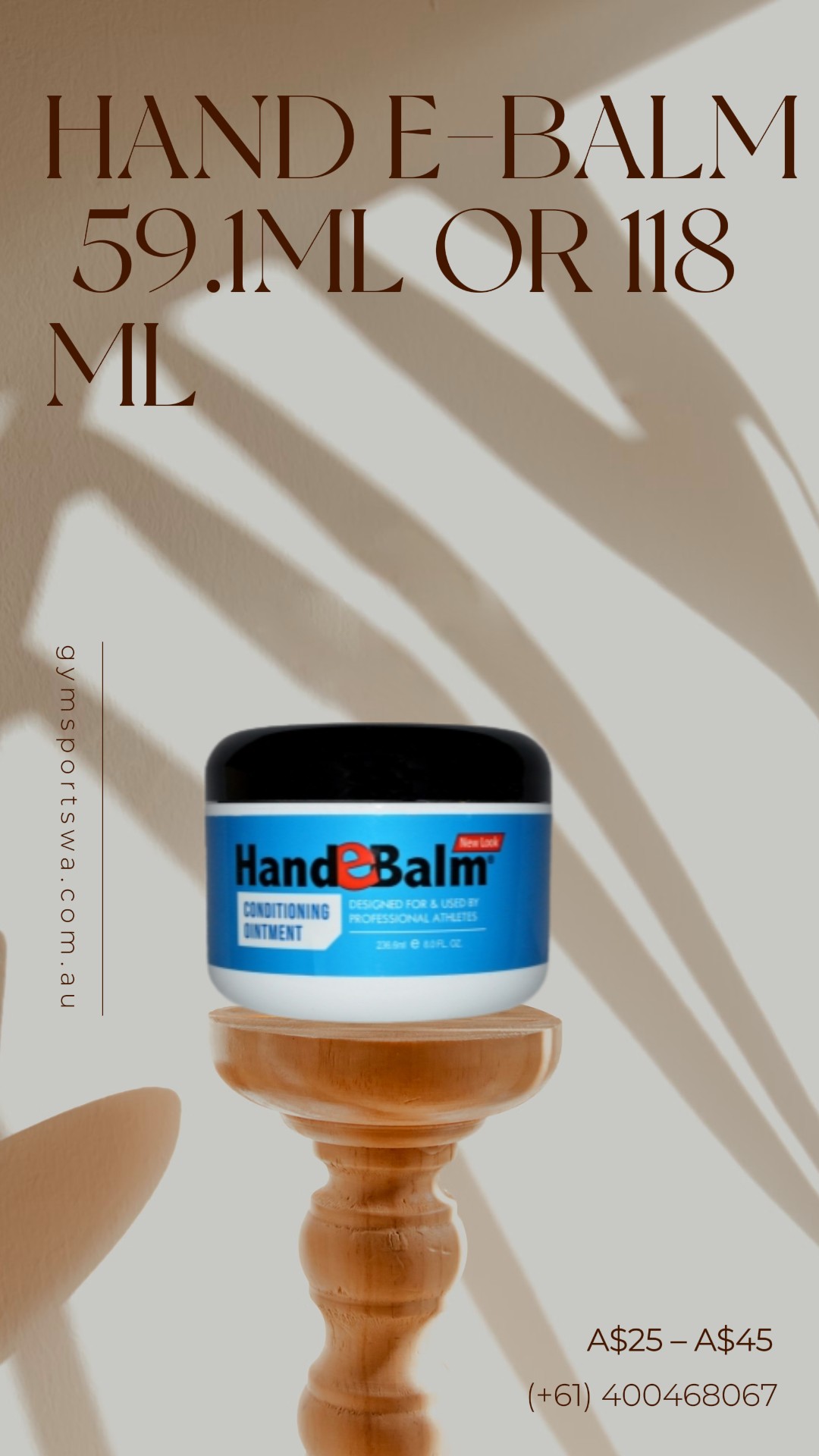 Hand E-Balm 59.1ml and or 118ml
