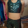 Mystique Emerald Crop Set