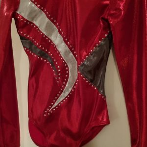 Metallic Red Long Sleeve