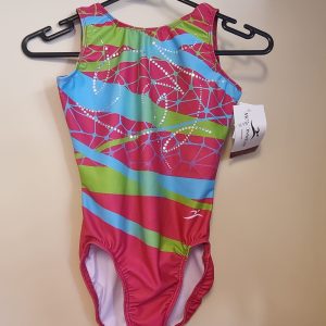 Sublimation Cracked Ribbon Pink Motionwear Leotard