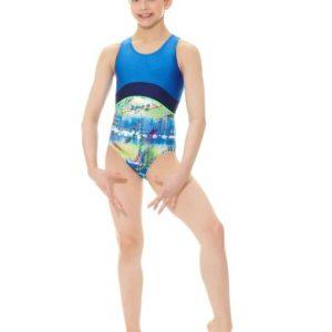Blue Techno Mondor Leotard