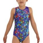 Rainbow Tiptoe Foil Mondor Leotard