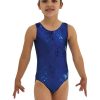 Ice Blue Foil Mondor Leotard