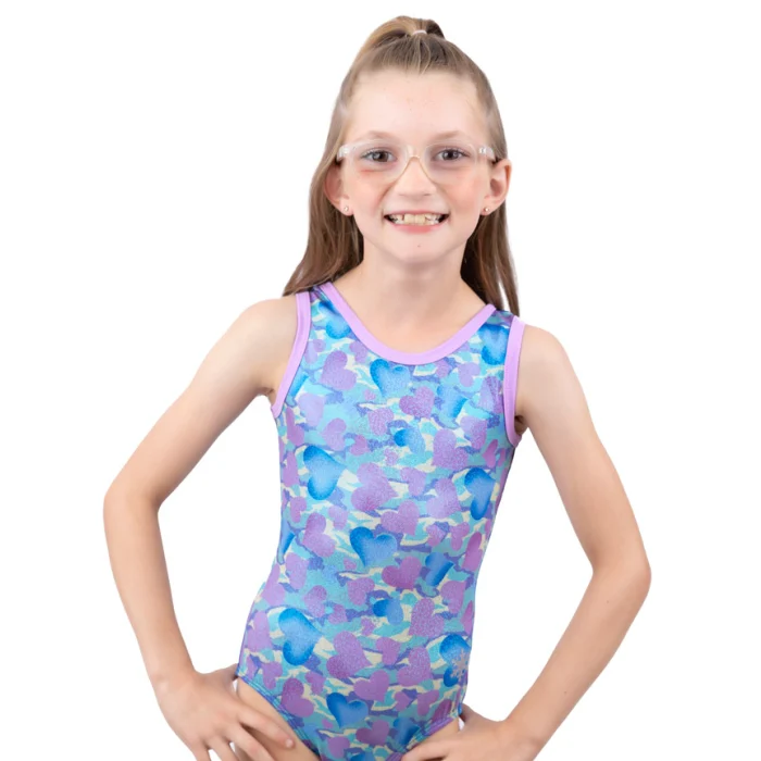 Hearts Delight Leotard. Snowflake